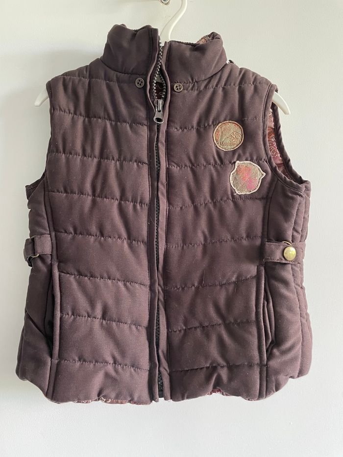 Doudoune fille sans manche