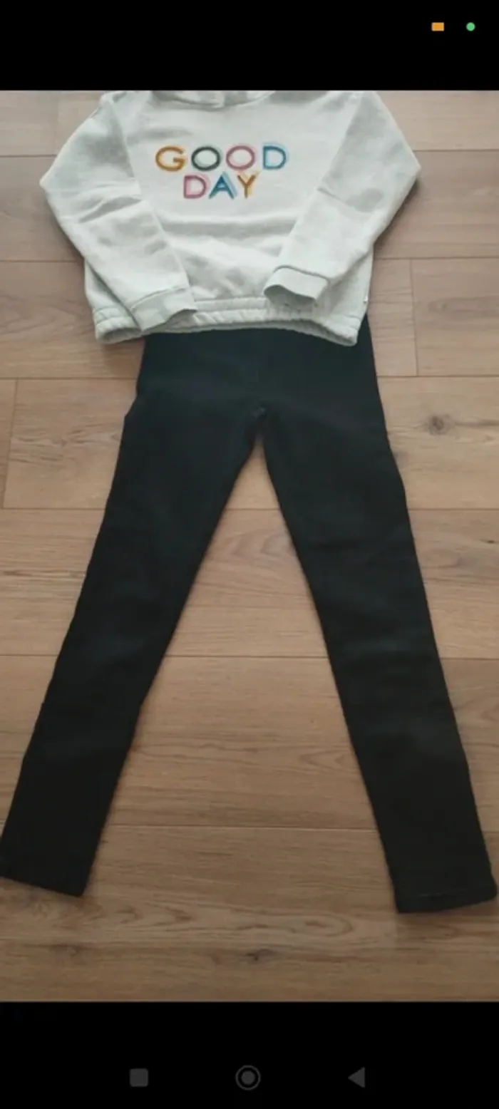 Jean slim noir Gémo 10 ans