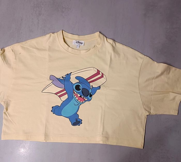 Tee shirt croc top Stitch