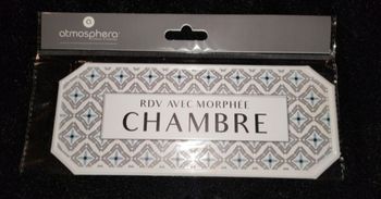 Décoration plaise de porte chambre