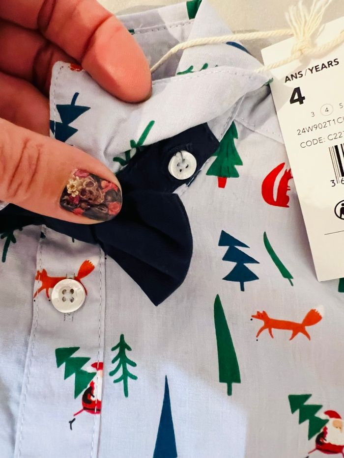 Lot vêtements Noël DPAM 4 ans - photo numéro 2