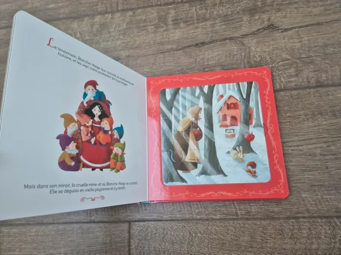 Livre puzzle blanche neige neuf - photo numéro 4