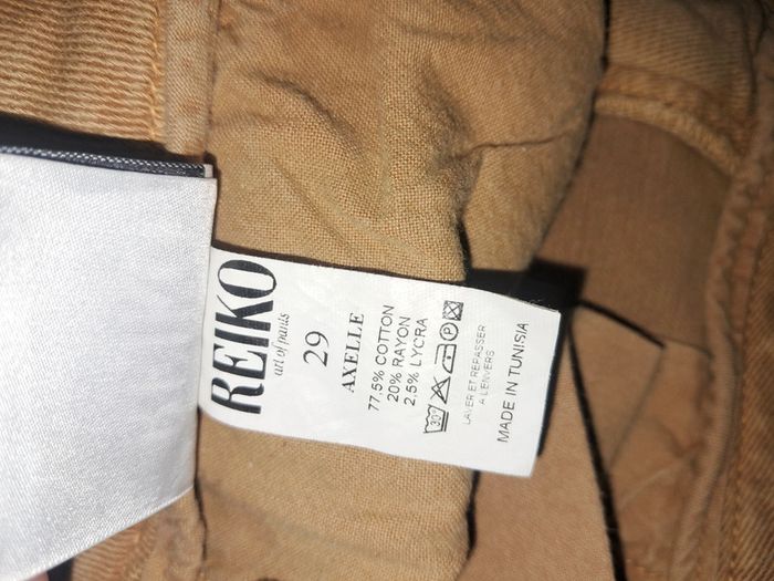 Reiko jean moutarde T.40 en tbe - photo numéro 13