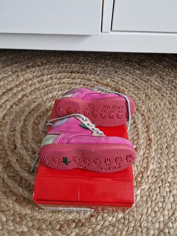 Chaussures premiers pas fille kickers - photo numéro 3