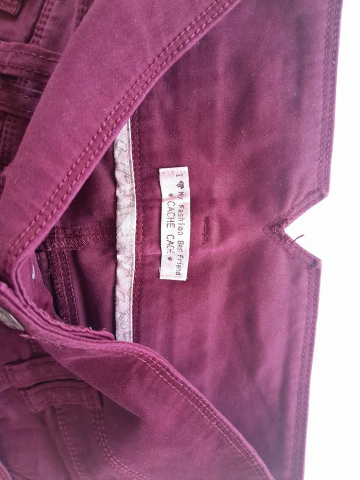 Pantalon slim taille haute Cache Cache - photo numéro 6