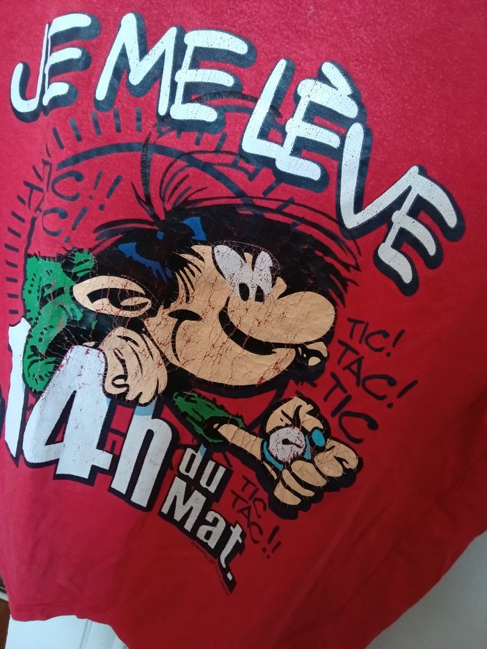 Haut de pyjama Gaston Lagaffe multicolore - photo numéro 3