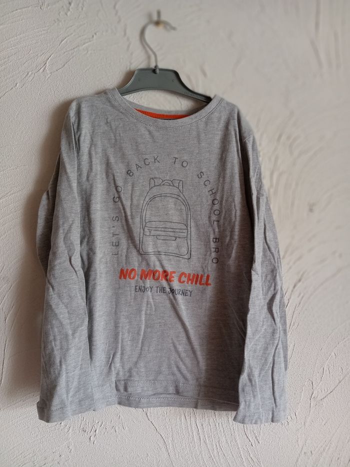 T-shirt manches longues gris