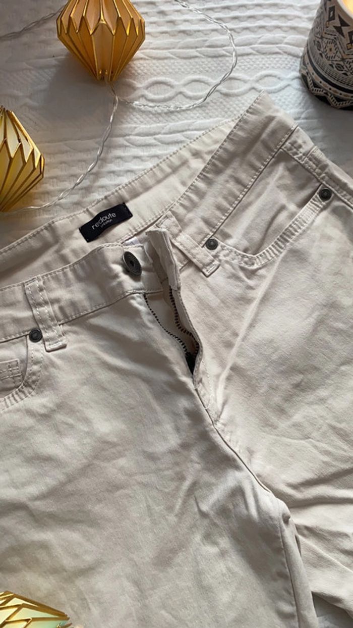 Pantalon crème/beige - photo numéro 2