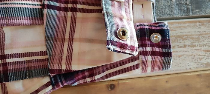 Jupe H&M à carreaux violet/fushia/beige - photo numéro 6