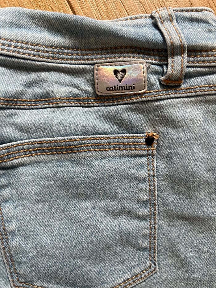 Jean bleu catimini 10 ans fille - très bon état - photo numéro 5
