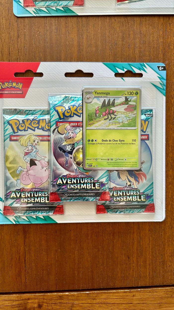 Pokemon Tripack Aventures Ensemble EV9 lot de4 - photo numéro 3