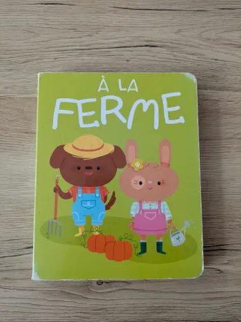 Livre carton jeune enfant La Ferme