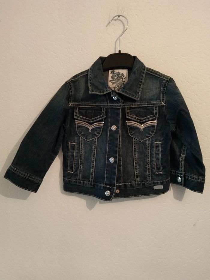 veste en jean fille kensington 12 mois