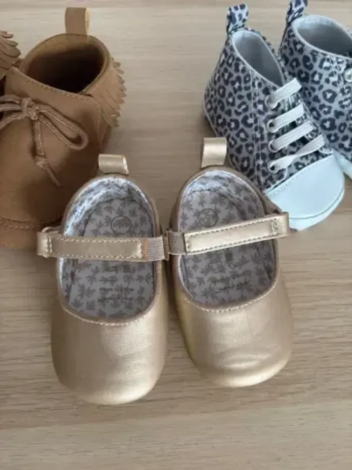Lot 3 paires Chaussures bébé - photo numéro 3