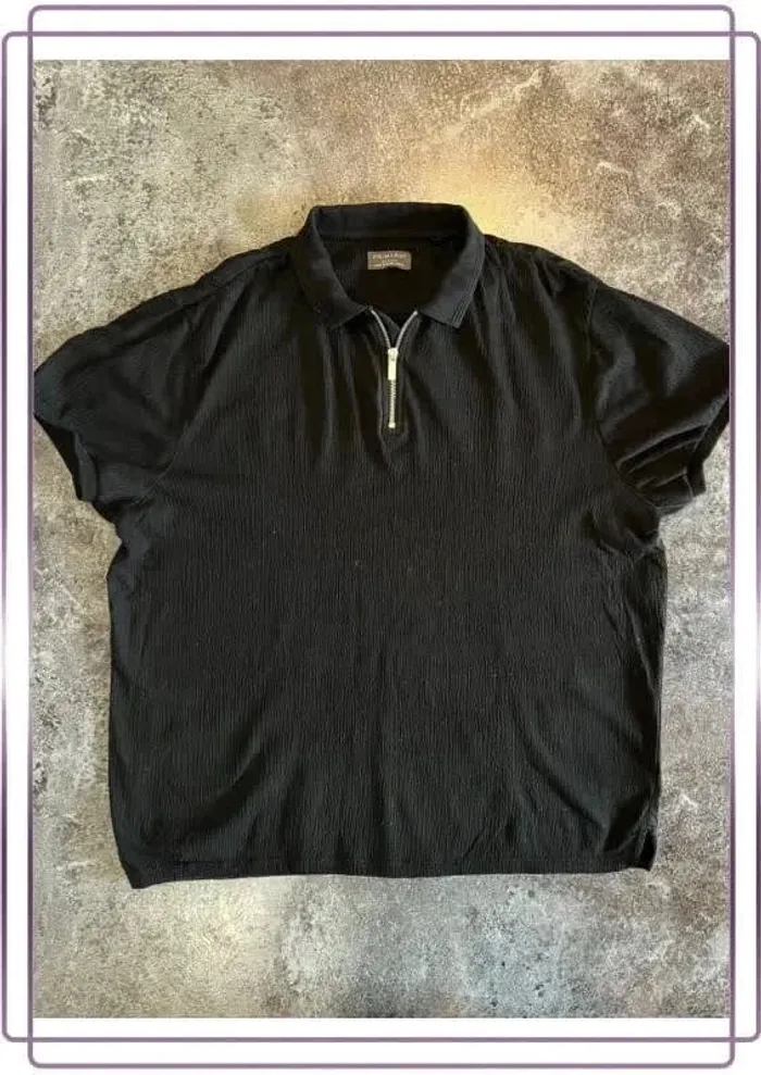 T shirt polo noir homme Primark taille M Men T-shirt Maglietta uomo Herren-T-Shirt - photo numéro 2