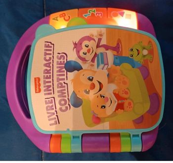 Livre intéractif comptines Fisher price