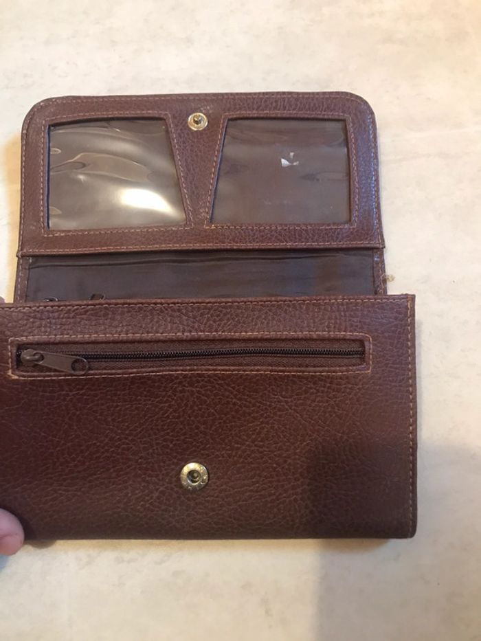 Porte monnaie femmes marron très très bon état. - photo numéro 8