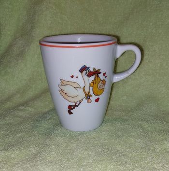 Grande tasse mug porcelaine Pillivuyt France modèle déposé 24