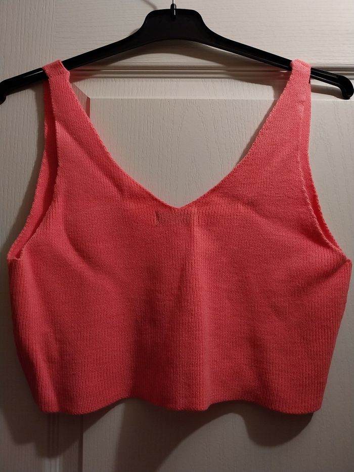 Top  femme rose flashy - photo numéro 3