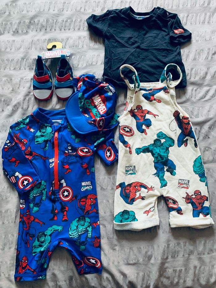 Lot vêtement bébé Marvel - photo numéro 3
