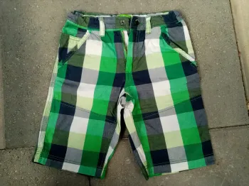 Short à carreaux