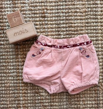 Short velours côtelé Sergent Major 6mois / 68cm