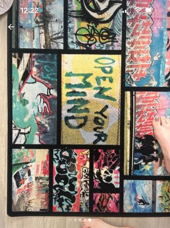 Tapis Street Art / Graffiti 200 x 300 cm