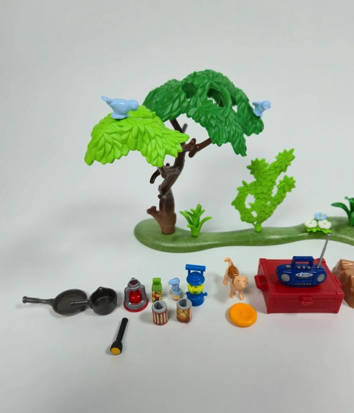 Playmobil Vacanciers avec tente bleue Camping - photo numéro 6