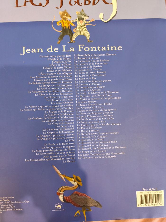 Livre les fables de La Fontaine - photo numéro 3