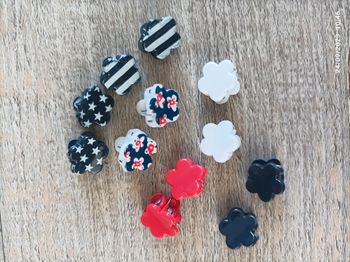 Lot 12 minis pinces cheveux