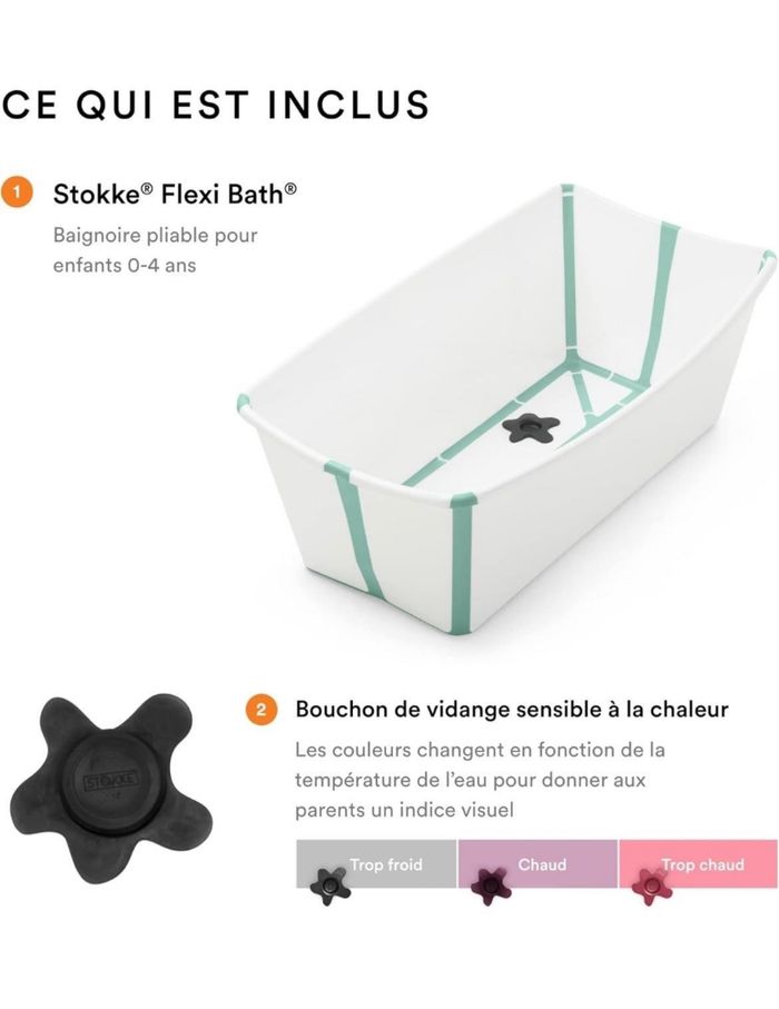 Lot Baignoire Support Stokke pliable - photo numéro 5