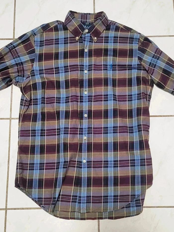 Chemise Ralph Lauren Classique Fit – Motif carreaux multicolore – Taille M - photo numéro 7