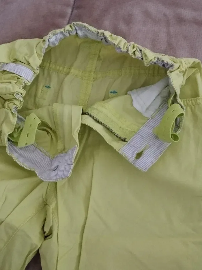 Pantacourt Inextenso auchan jaune fluo garçon 12 ans - photo numéro 5