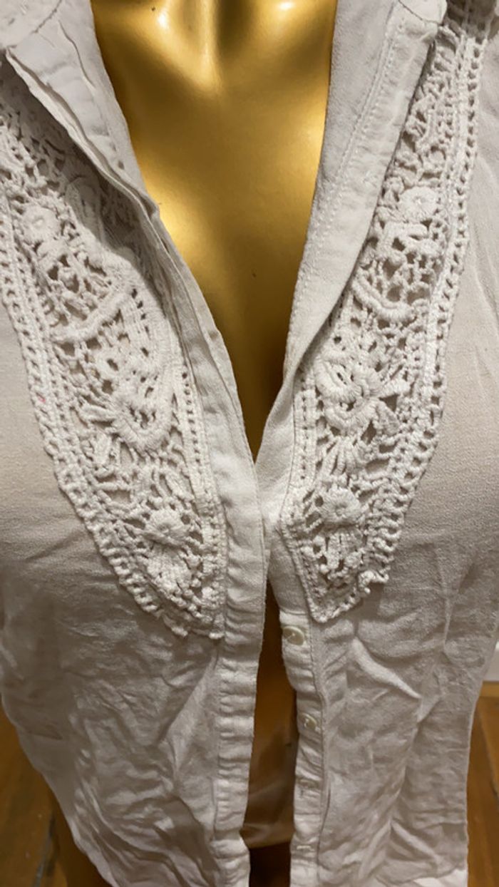 Chemisier blanc manche courte Neuf - photo numéro 2