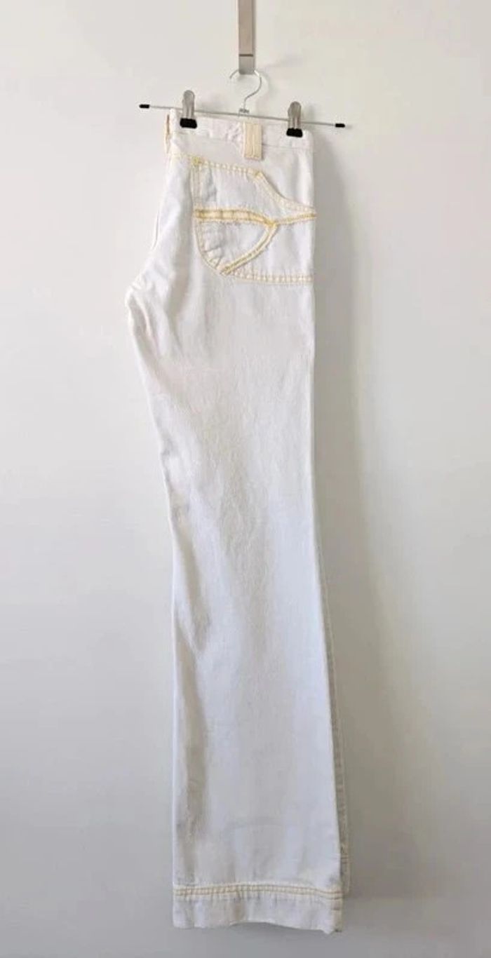 Jean blanc évasé - Custo Barcelona - taille 30 (Fr40)