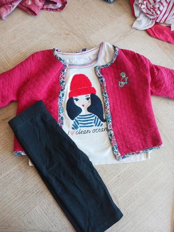 Ensemble fille 2 ans sergent major