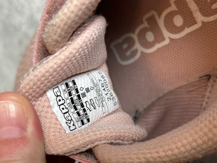 chaussures baskets kappa fille rose pale taille 32 - photo numéro 2