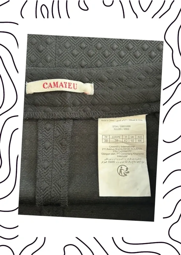 Jupe Camaieu taille 38 - photo numéro 4