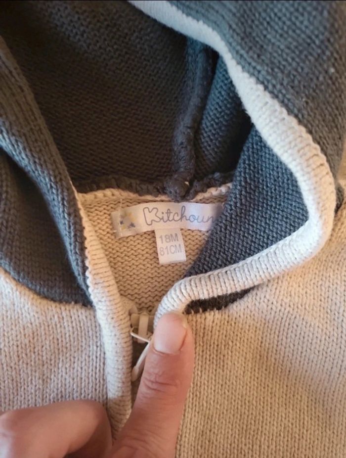 Veste sans manches bébé 18mois - photo numéro 3