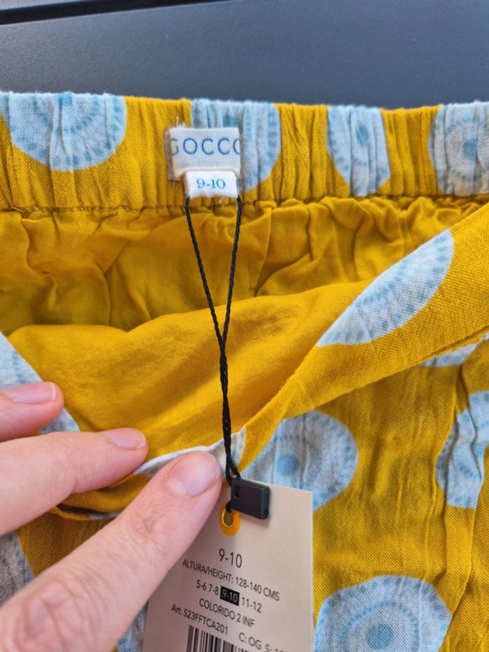 Jupe moutarde Gocco 9/10 ans - photo numéro 3
