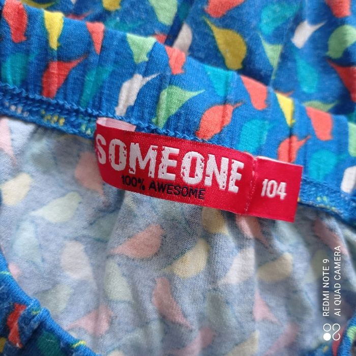 Combinaison bleue motif oiseaux 4ans - photo numéro 7