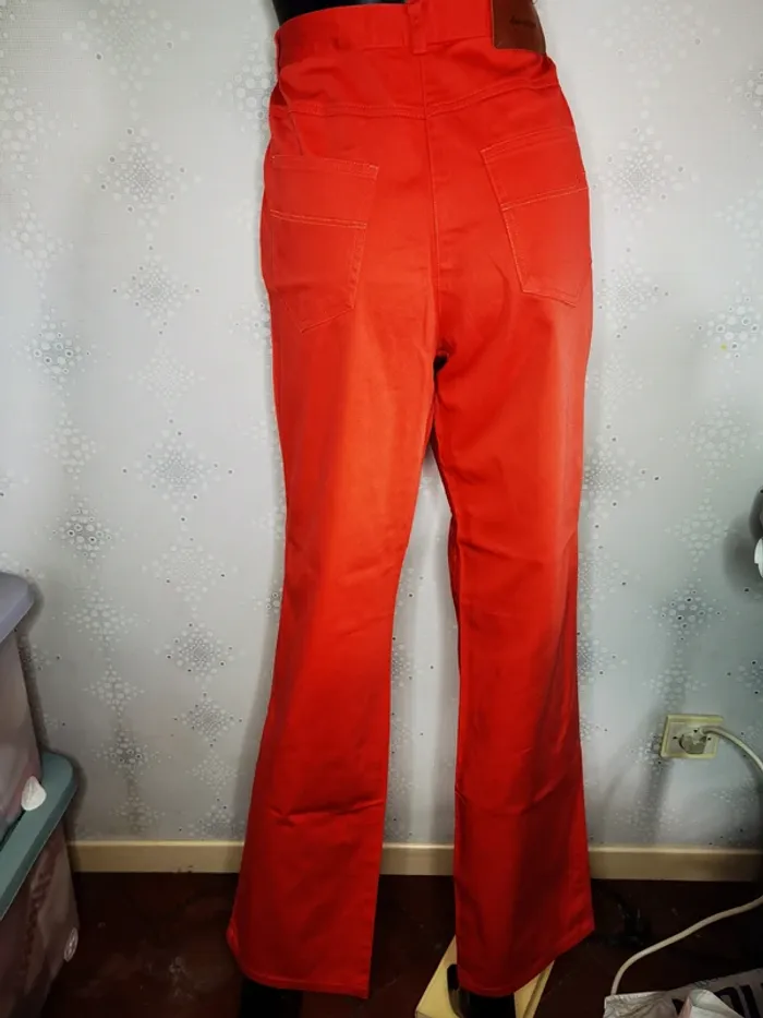 D4439 - jeans corail femme 44 - photo numéro 2