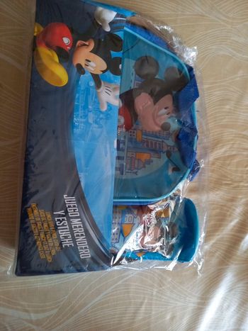 Lot sac + trousse Mickey neuf