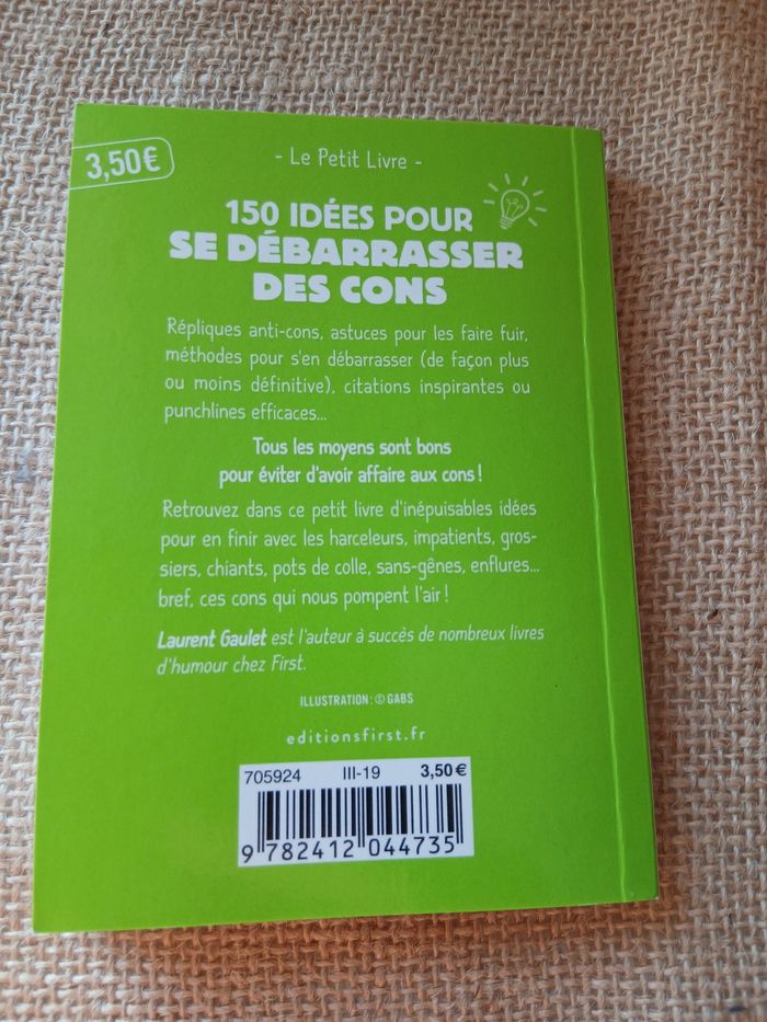 Petit livre 150 idées pour se débarrasser des cons - photo numéro 2