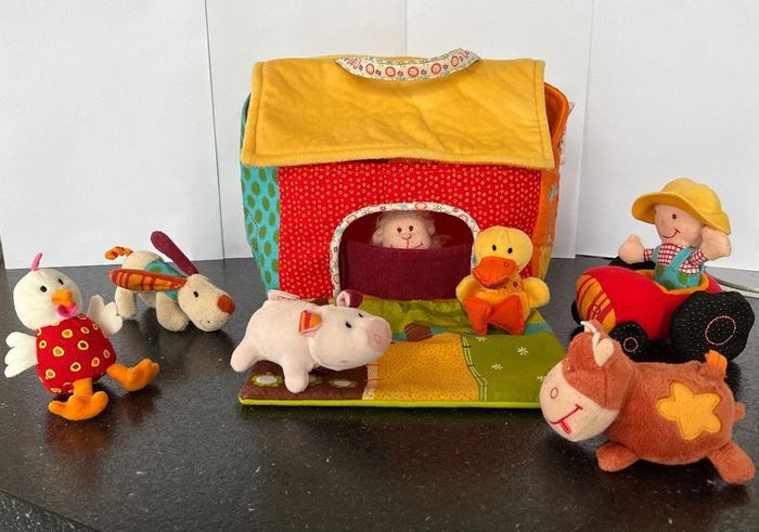 Ferme transportable tissu lilliputiens