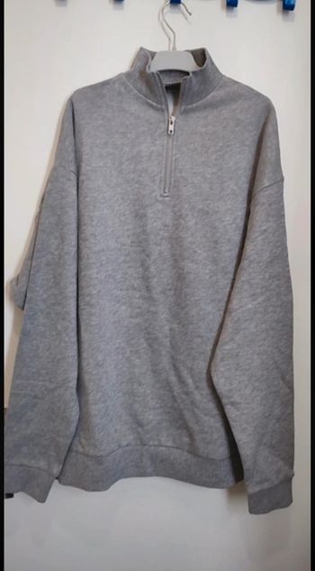 Sweat gris oversize, XS, ASOS design