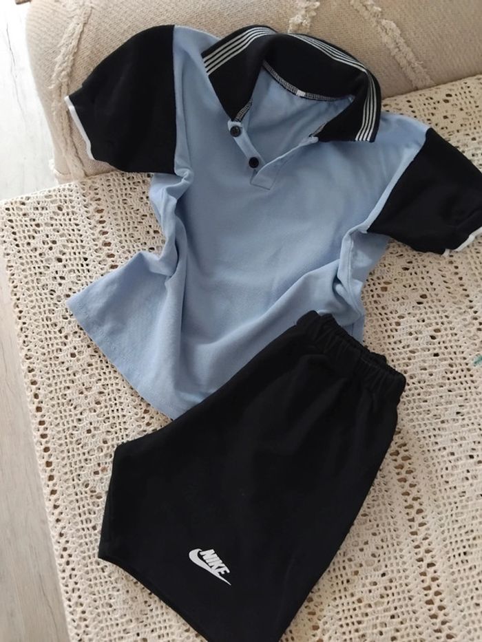 Polo + short garçon