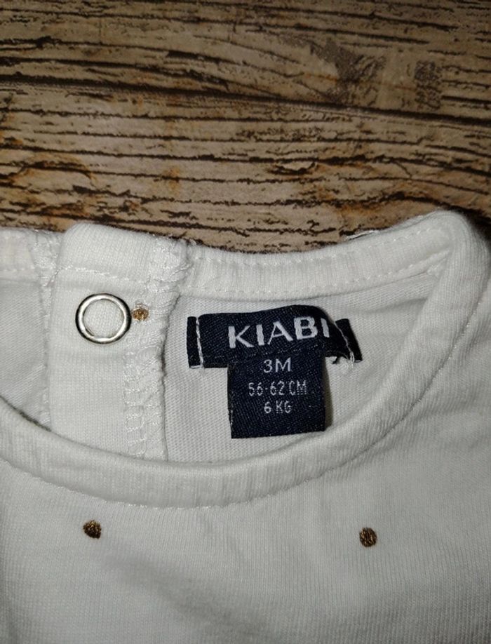 Joli t-shirt manches longues fille 3 mois - photo numéro 4