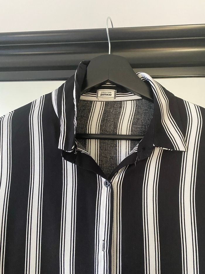 Chemise longue rayée Pimkie - photo numéro 3