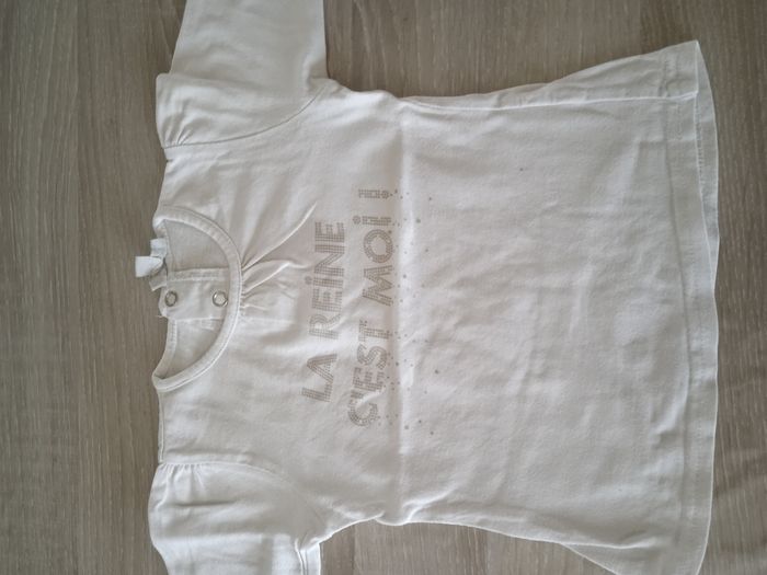 Lot t-shirt manches longues 12 mois - photo numéro 4